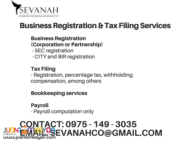 Affordable business registration and tax filing