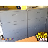 4 Drawer Lateral Steel Filing Cabinet & Storage System