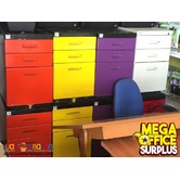 3 Drawer Steel Mobile Pedestal Cabinet