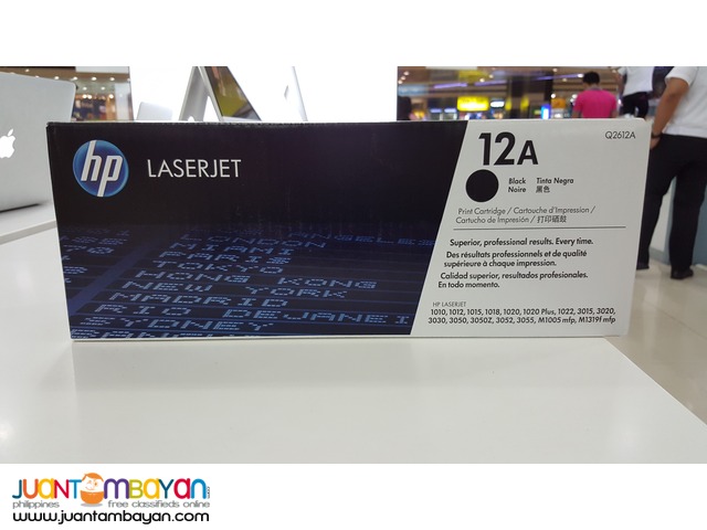 HP toner black Q2612A 12A for sale genuine