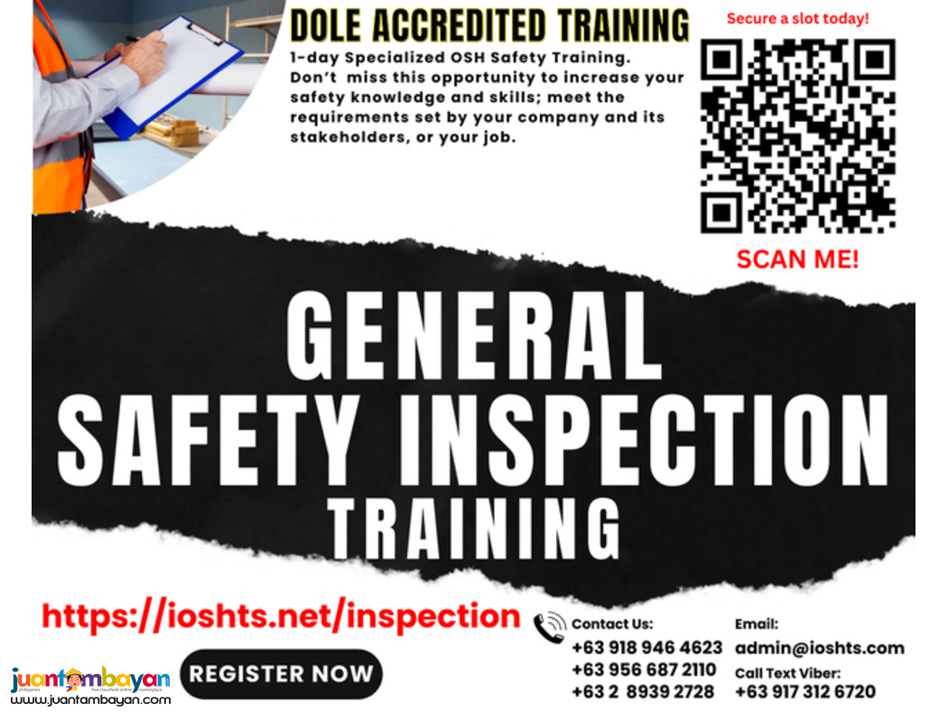 General Safety Inspection Training DOLE Accredited Training