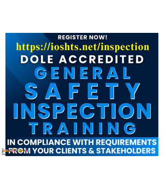 Online General Safety Inspection Training DOLE Accredited Safety
