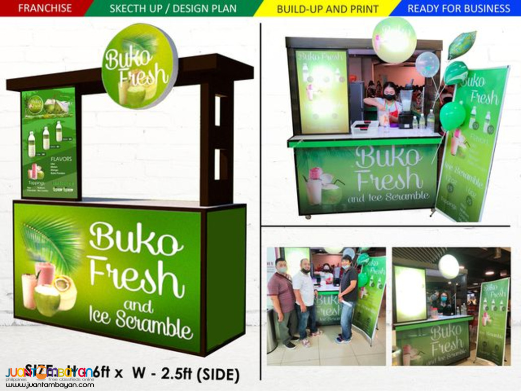 Buko ni Fruitas, Buko Fresh and Ice Scramble Food Cart Franchise