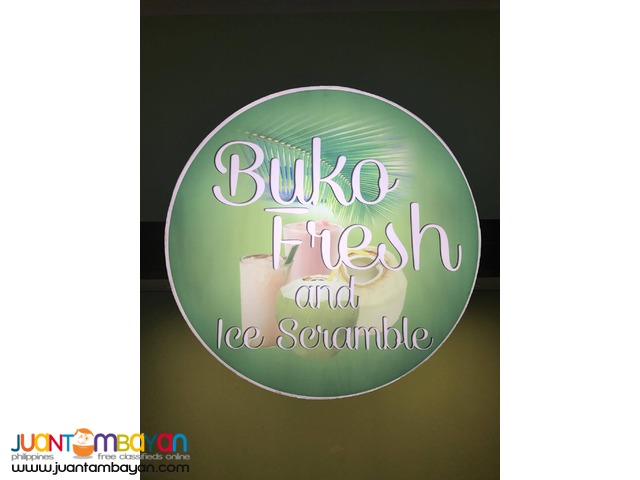 Buko ni Fruitas, Buko Fresh and Ice Scramble Food Cart Franchise
