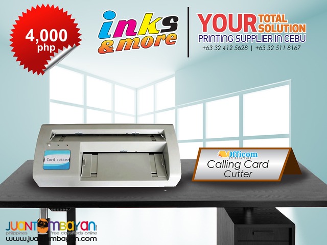 Personalized Printing Business - CALLING CARD CUTTER Personalized Printing Business - CALLING CARD CUTTER