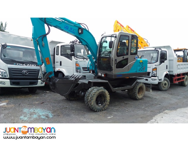 Jinggong JG80 Hydraulic Excavator  (.25 to .30 m3)  Wheel-Type