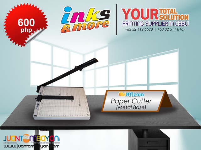 Personalized Printing Business - PAPER CUTTER METAL BASE