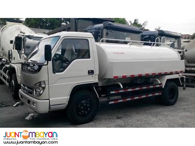 6 Wheeler Water Truck 4m³  (Isuzu Engine) 3ton Payload, 4x2 drive