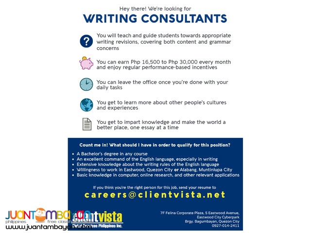 Writing Consultant