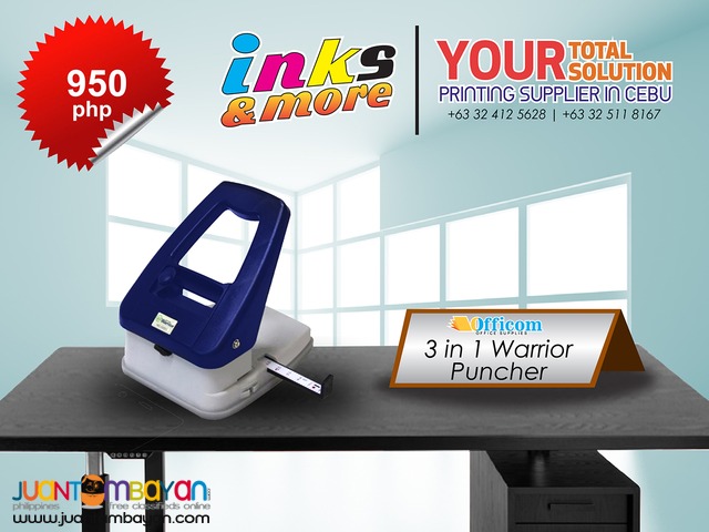 Personalized Printing Business - 3 in 1 WARRIOR PUNCHER