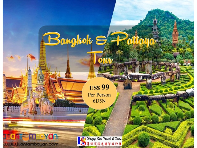 6D5N Bangkok & Pattaya Package