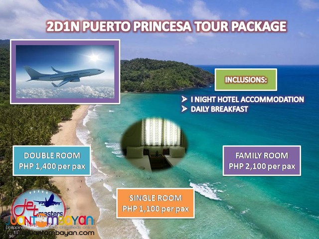 2D1N PUERTO PRINCESA TOUR PACKAGE