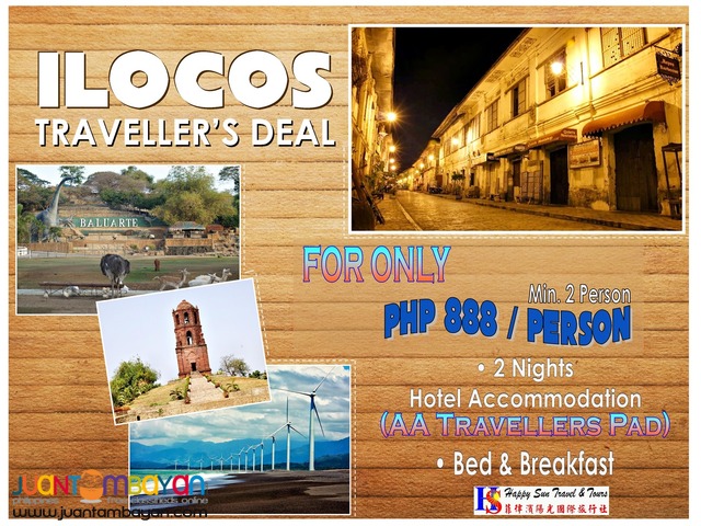 3D2N Ilocos Traveller’s Deal Package