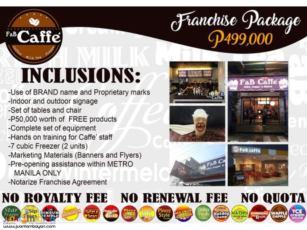 Star Frappe' Snack Bar and Cafe' Franchise 