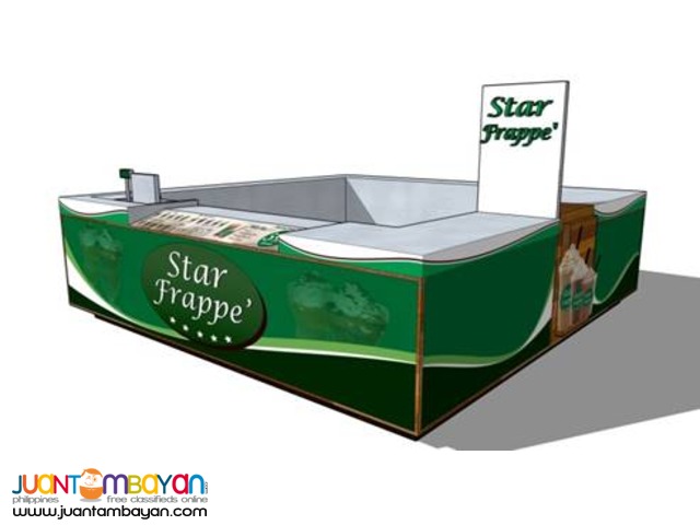 Star Frappe' Kiosk For SM, ROBINSON PHP 179,000.00