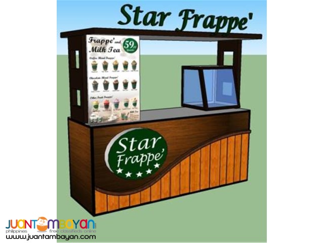 Star Frappe' Kiosk For SM, ROBINSON PHP 179,000.00