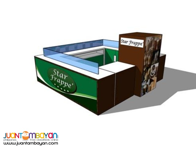 Star Frappe' Kiosk For SM, ROBINSON PHP 179,000.00