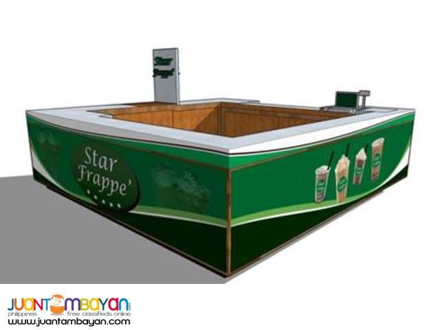 Star Frappe' Kiosk For SM, ROBINSON PHP 179,000.00