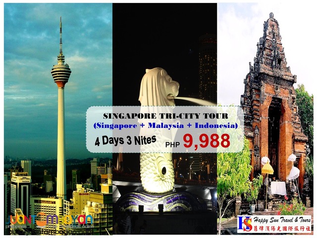 4D3N Tri-City ( Singapore – Malaysia – Indonesia ) Tour Package