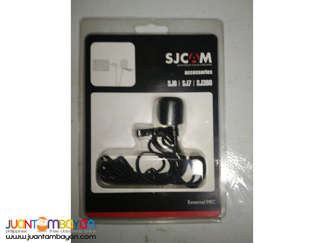 JCAM short external microphone with clip