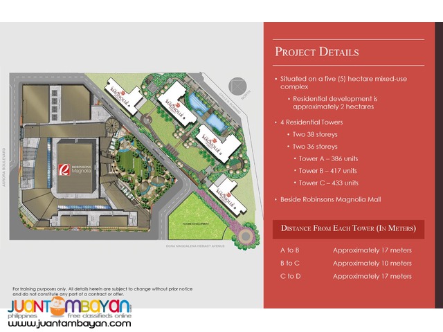 Robinsons Magnolia - Pre Selling Condo Investment in New Manila