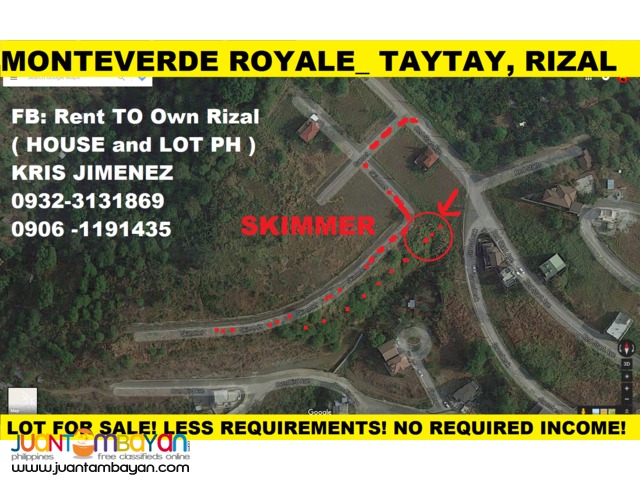 LOT FOR SALE in TAYTAY RIZAL at MONTEVERDE ROYALE
