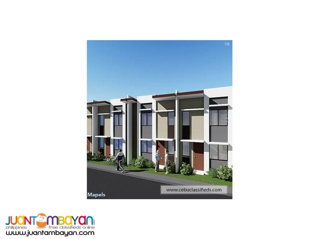 Townhouse 2-Storey as low as P4,409k monthly amort in Carcar Cebu