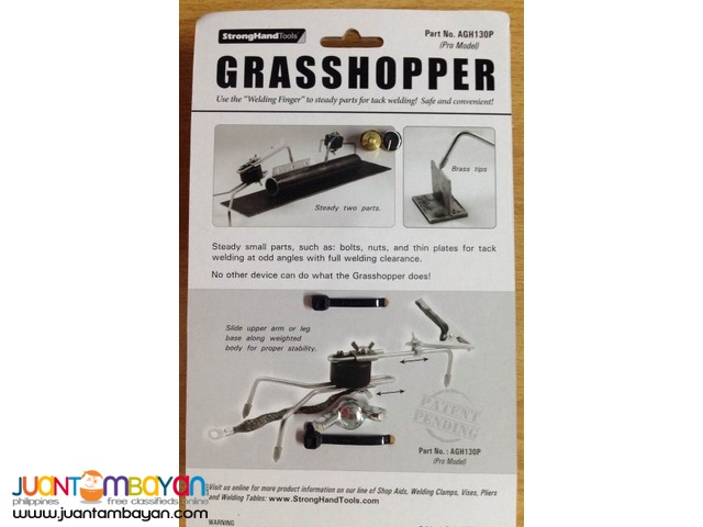 Strong Hand AGH130P Grasshopper with Clip Copper Ribbon 3 Brass Tip