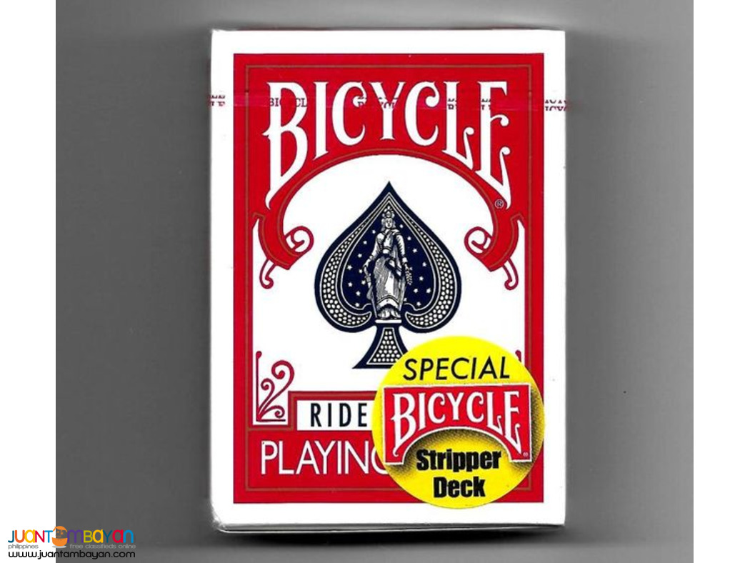 Bicycle Stripper Red Playing Cards (Magic Tricks)