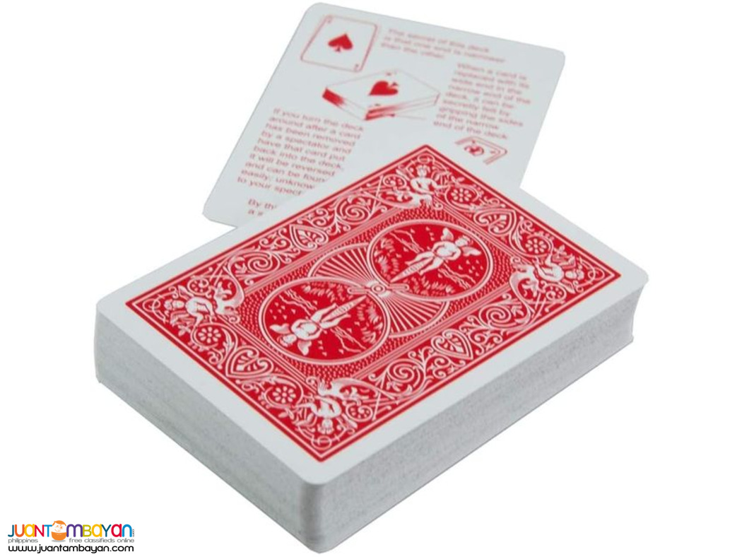 Bicycle Stripper Red Playing Cards (Magic Tricks)