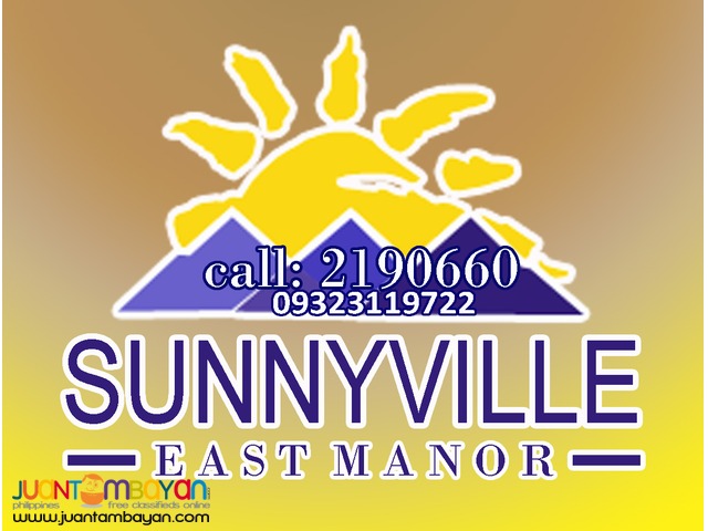 Sunnyville East Manor Lot Sale overlooking BGC and Laguna Lake