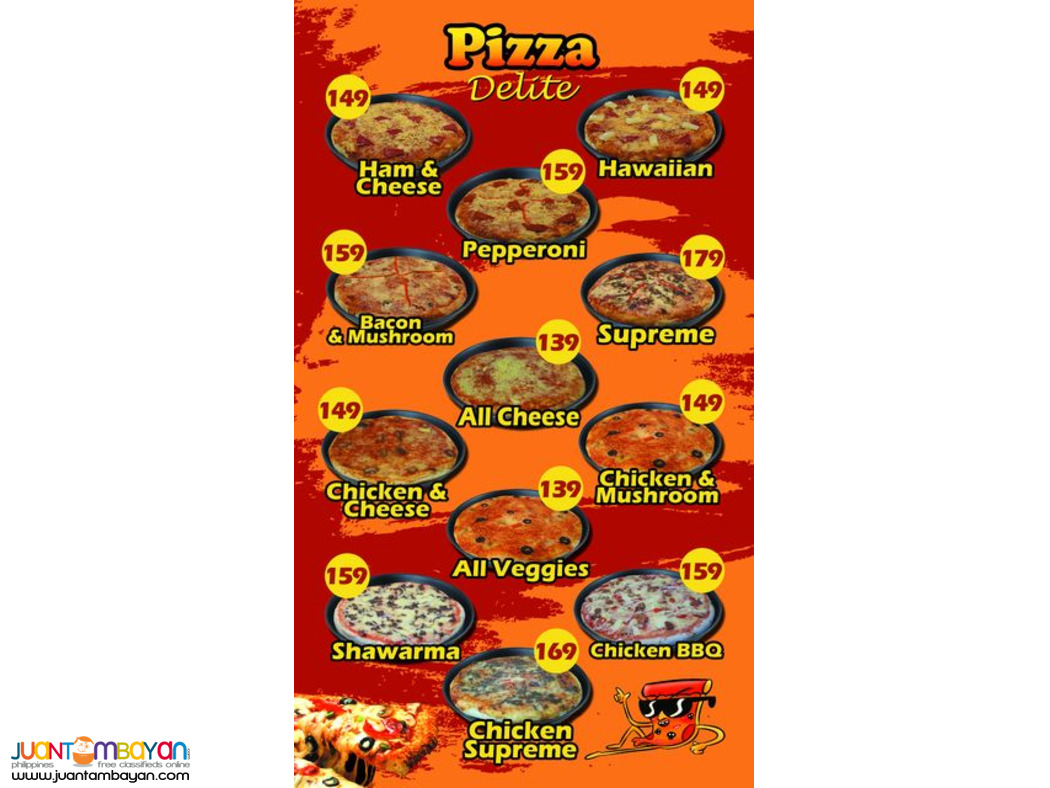 Pizza Delite Food Cart Franchise P179,000 Only!