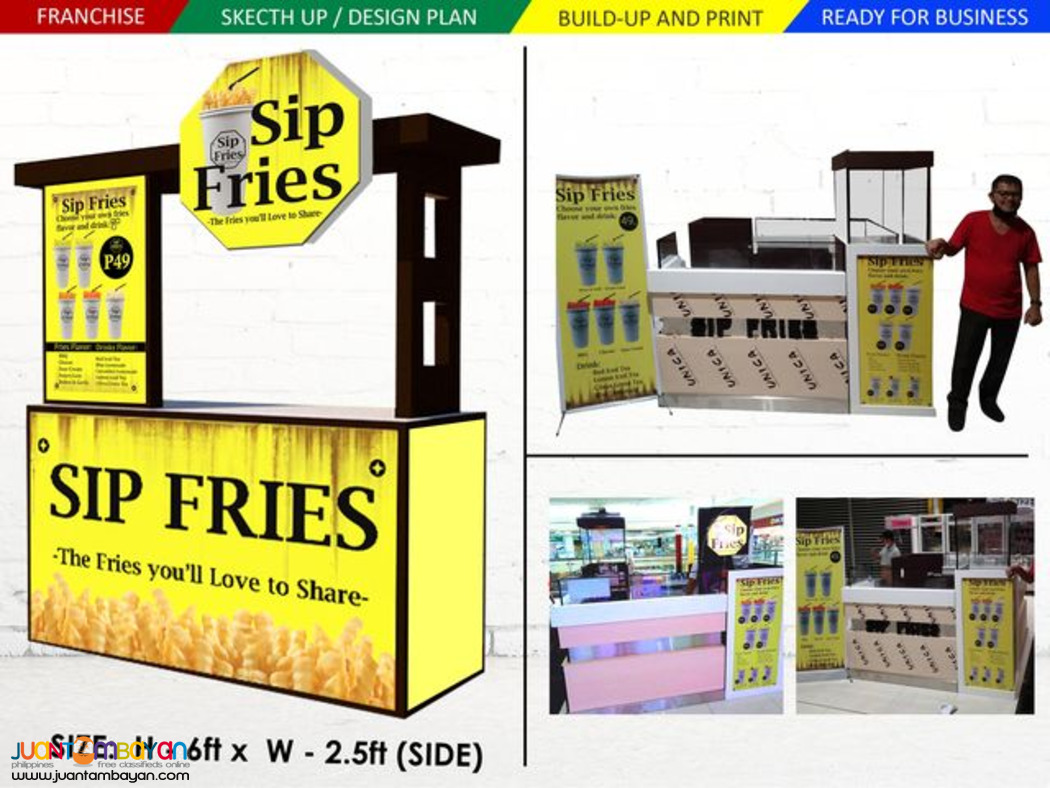 Sip Fries Food Cart Franchise Promo P149,000 Only!