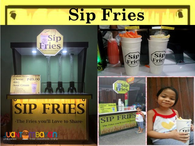 Sip Fries Food Cart Franchise Promo P149,000 Only!