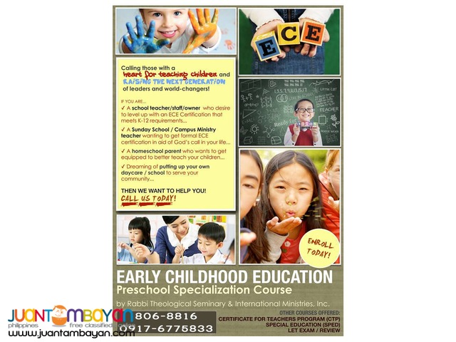 STUDY EARLY CHILDHOOD EDUCATION PROGRAM