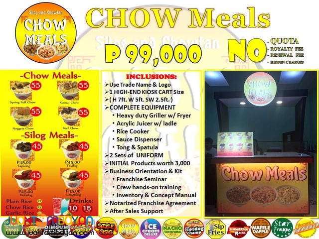 NEGOSYO FOOD CART FRANCHISE