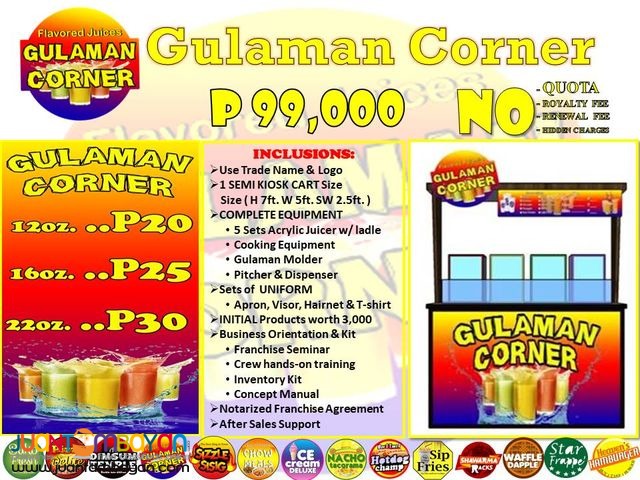 NEGOSYO FOOD CART FRANCHISE