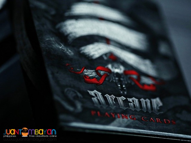 Arcane Red Playing Cards