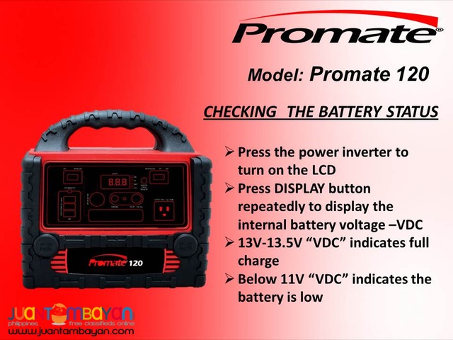 Promate powerstations rechargeable solar panel ready inverters