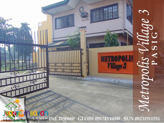 House and Lot for sale in Pasig Birmingham Metropolis