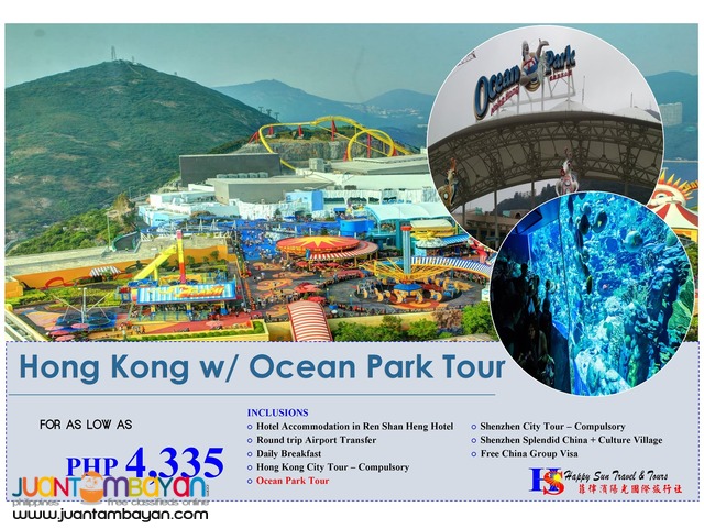 Hong Kong with Ocean Park Tour