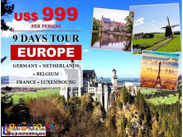 9 Days Fascinating Europe Tour