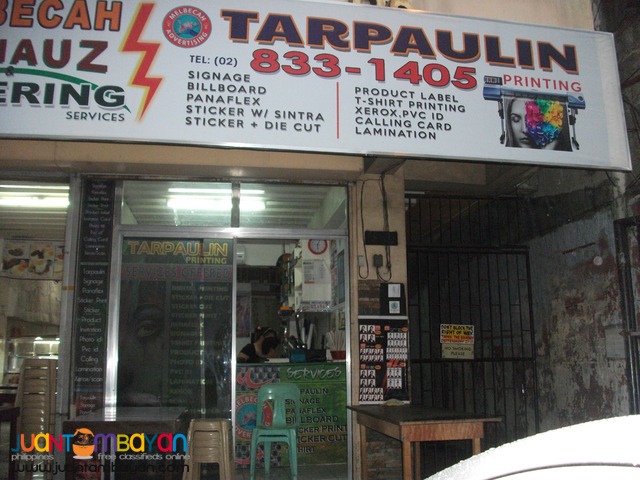 Tarpaulin,sticker,signages,product label