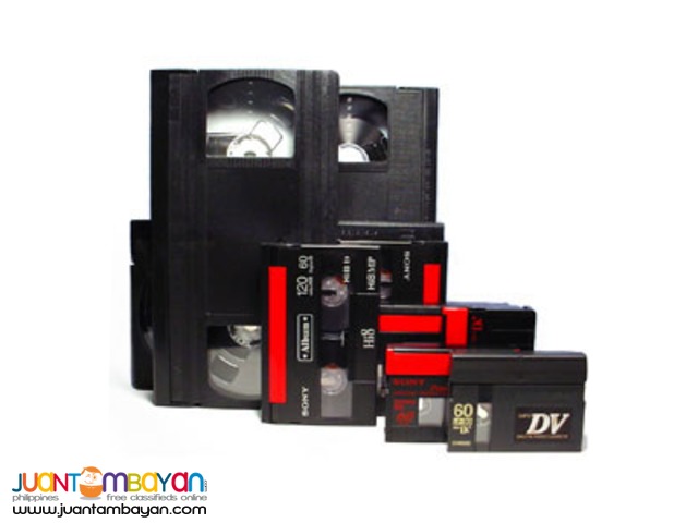 Video Convert VHS Video 8 Hi8 mini dv VHSC digital 8 transfer to DVD