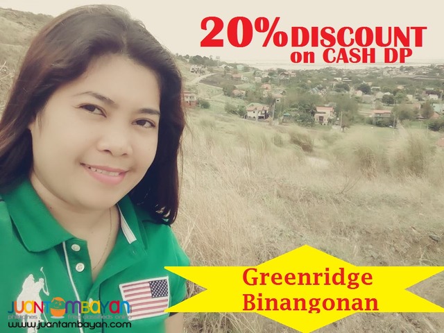 Greenridge Subdivision Binangonan Lot for Sale 20% Discount Sta Lucia