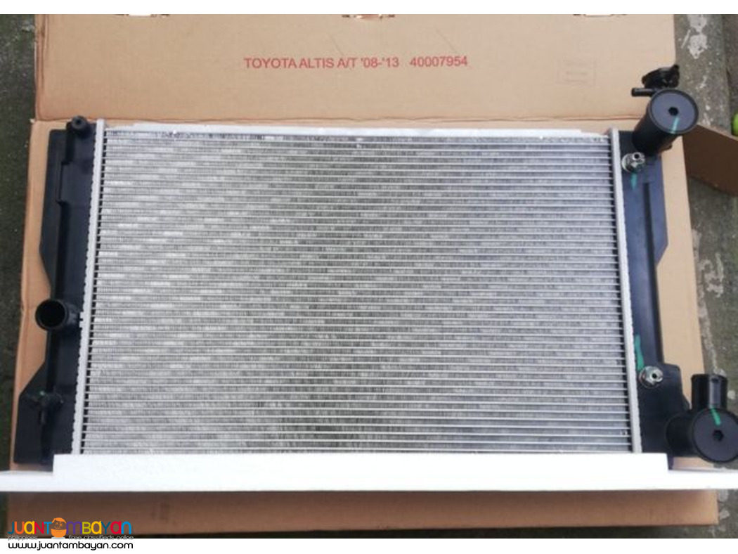 Toyota altis 2008 to 2013 radiator assembly