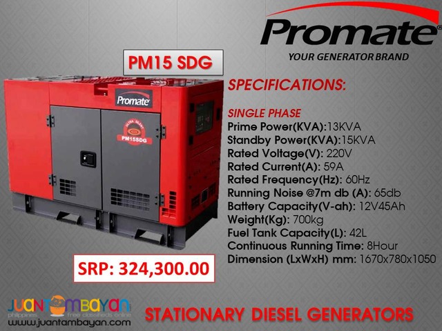 Generator Promate Stationary