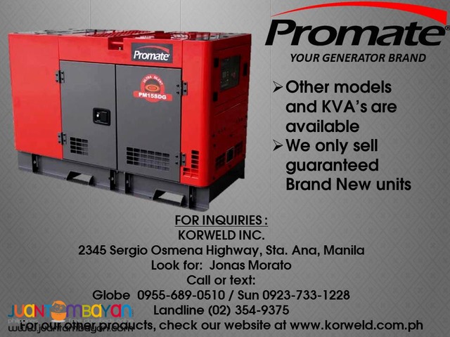 Generator Promate Stationary