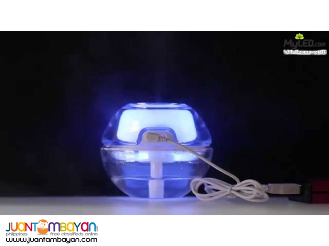 CRYSTAL NIGHT LIGHT AND AIR HUMIDIFIER