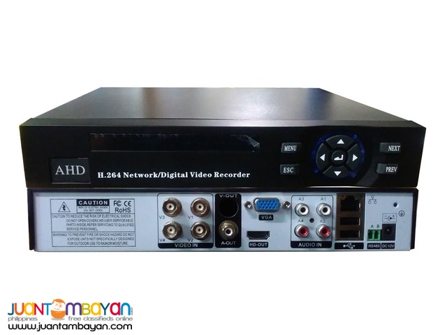 Scouter -CCCTV- 4 channel DVR 5n1 (Support: AHD-Analog-TVI-CVI-IP)